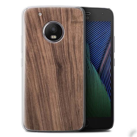 Walnut Wood Grain Effect Pattern Motorola Moto G5 Plus Phone Case