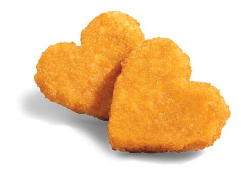 tysons heart shaped chicken nuggets      valentines day