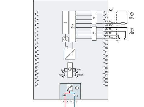 wiring  block diagrams simatic   mp analog inputoutput module ai  id