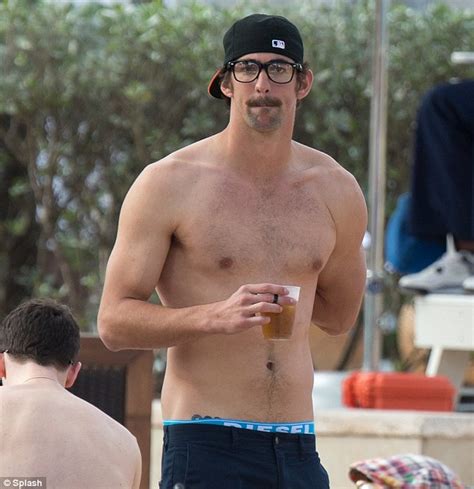 michael phelps parties with bikini clad beauty following his split with model girlfriend daily
