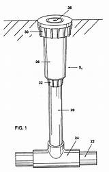 Sprinkler Patents Patent Invention Drawing sketch template