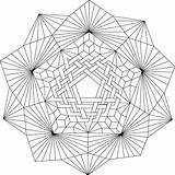 Mandala Mandalas Coloringhome Patterns Zentangle sketch template