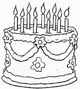 Birthday Coloring Pages sketch template