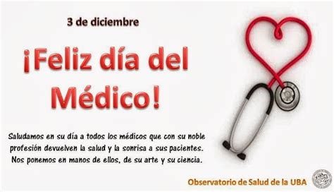 Observatorio De Salud ¡feliz Día Del Médico