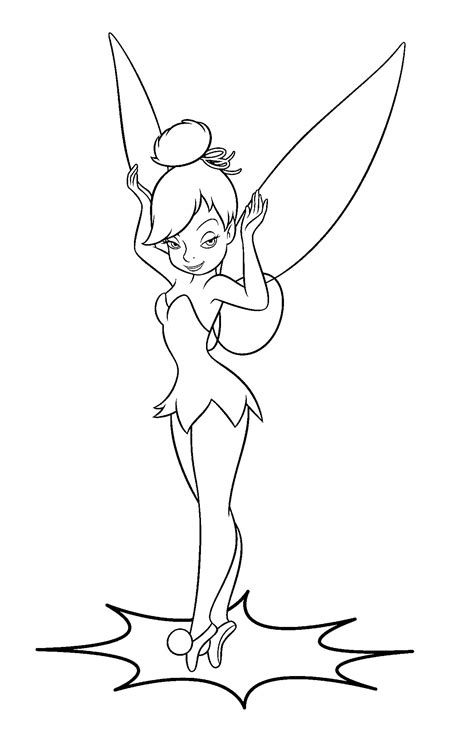 tinkerbell coloring pages  getdrawings