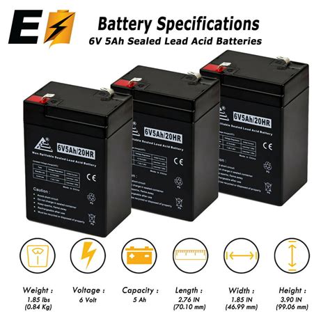 expertbattery  pack battery   volt sla vrla rechargeable   ah walmartcom