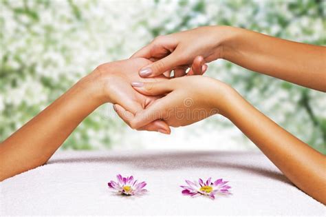 hands massage   spa salon stock photo image  salon chakra