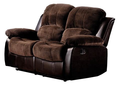 place  buy recliner sofa  seater brown leather