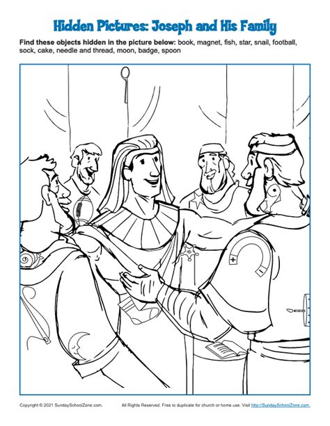 josephs brothers   egypt coloring pages