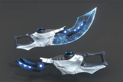 pbr sci fi plasma sword urp support  weapons unity asset store