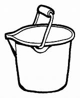 Bucket Coloring Pages Color sketch template