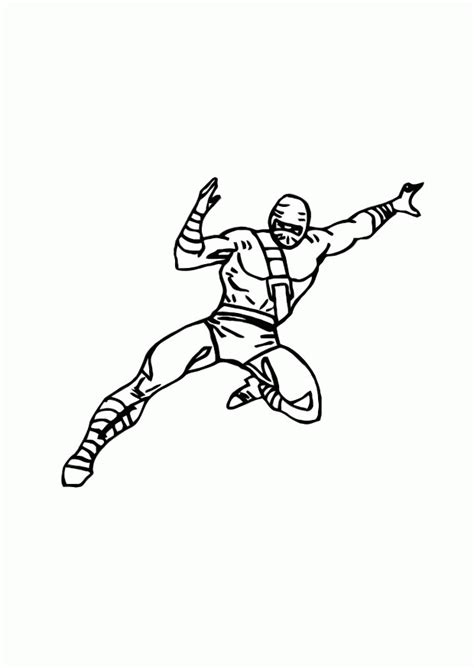 ninja coloring pages coloring home
