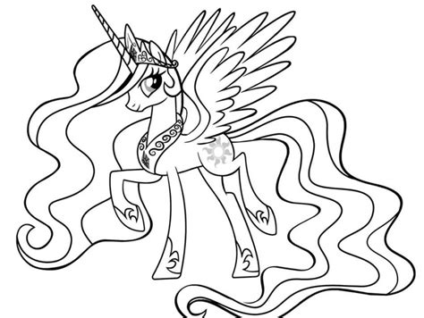 printable   pony coloring pages