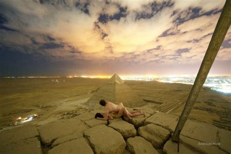 two arrested after great pyramid climbers stage naked photoshoot on