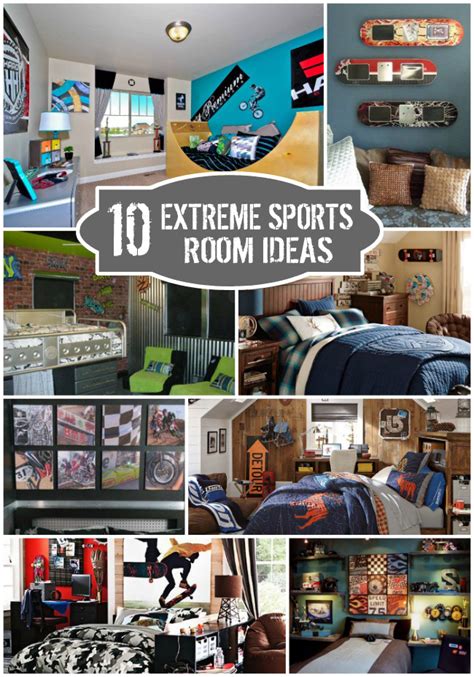 extreme sports bedroom ideas design dazzle