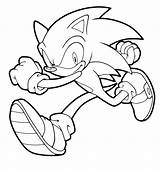 Sonic Corriendo Descripción sketch template