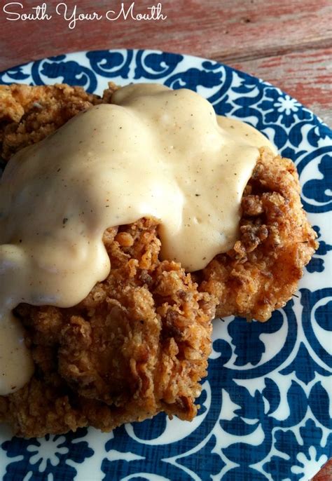 southern fried chicken with milk gravy south your mouth