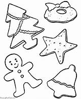 Coloring Christmas Cookies Cookie Pages Printable Kids Print Jar Color Treats Sheets Santa Clipart Holiday Para Sheet Colouring Pintar Printables sketch template
