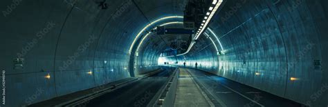 In The Tunnel De La Croix Rouse Foto De Stock Adobe Stock
