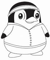 Penguins Coloring4free Coloringonly sketch template