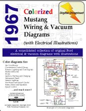 mustang horn wiring diagram images