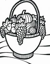 Basket Fruit Coloring Pages Drawing Kids Flower Bowl Colouring Colour Printable Clipart Boys Girls Step Getcolorings Bowls Getdrawings Wallpaper Color sketch template
