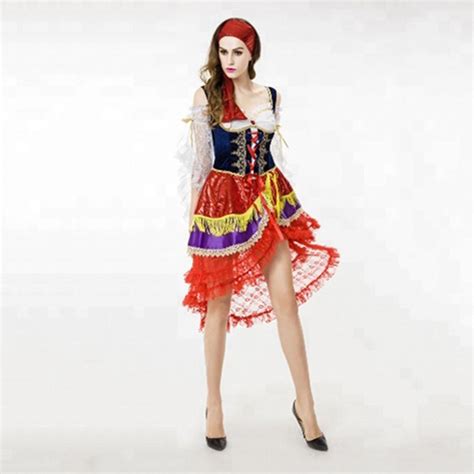 pgwc2165 adult sexy gypsy costume gypsy clothes dance dresses women