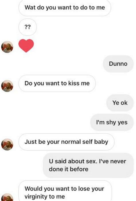 sick messages of instagram paedo who asked to take girl s virginity and