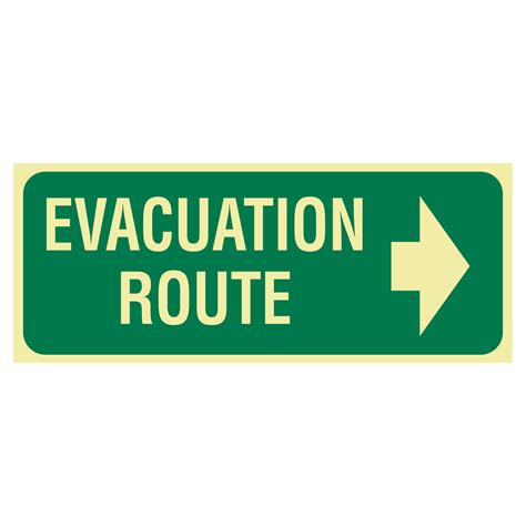 exit sign evacuation route arrow  buy  discount safety