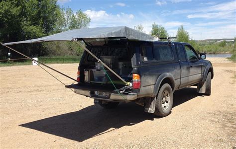 polestensioning wo ropes truck bed camping truck tent truck camper shells