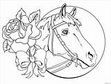 Horse Pages Girls Coloring Color Kids Print Online sketch template