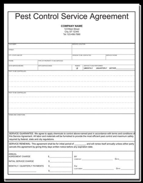pest control contract template merrychristmaswishesinfo