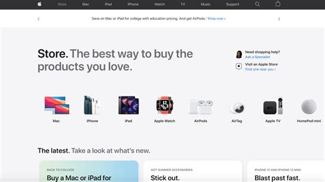 apple store update   easier  buy  products  techradar