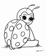 Coloring Pages Ladybug Preschoolers Printable sketch template