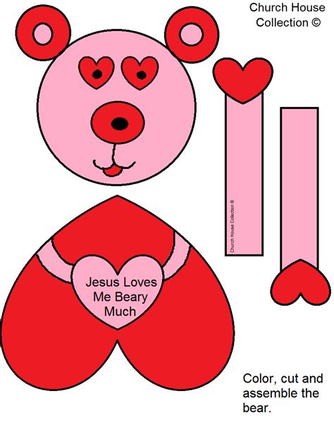 church house collection blog jesus loves  beary  valentines
