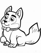 Husky Coloring Pages Cute Baby Printable Kids sketch template