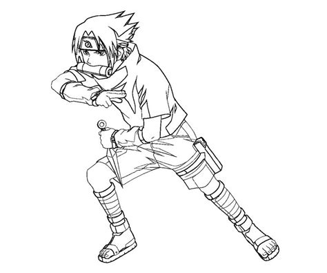 sasuke uchiha  coloring crafty teenager