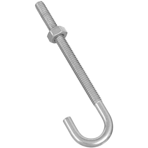 National Hardware 3 16 In X 2 1 2 In Zinc Plated J Bolt