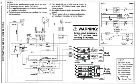 goodman electric furnace wiring diagram
