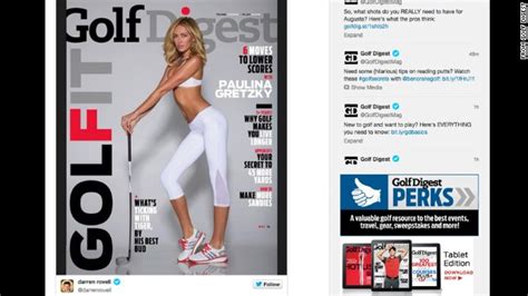paulina gretzky s controversial golf digest cover