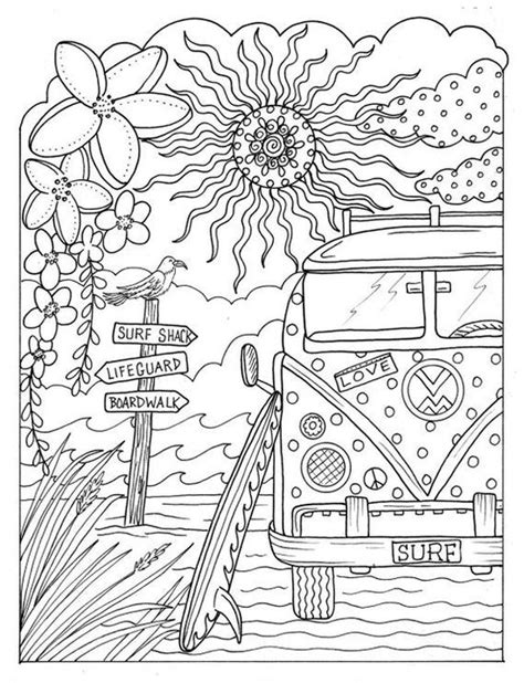 instant  sun summer coloring page adult coloring page  color