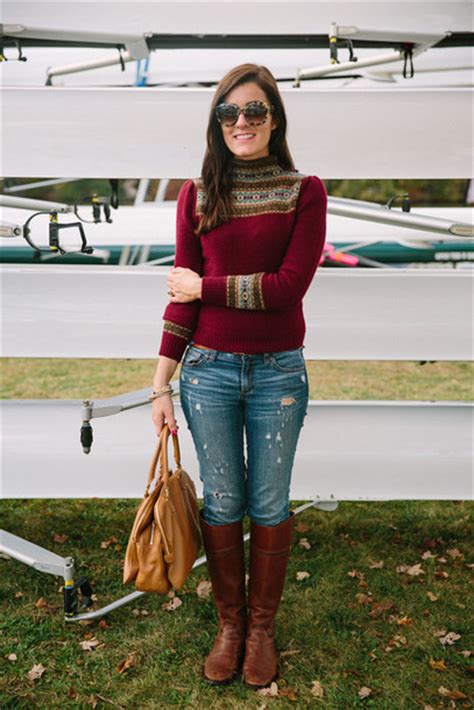 Sweater Classy Girls Wear Pearls Blogger Jeans Bag Belt Jewels