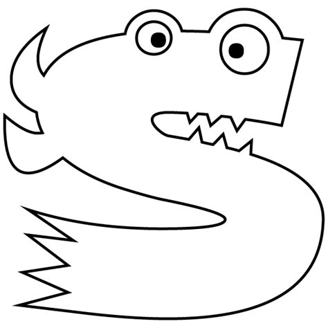 letter  coloring page babadoodle