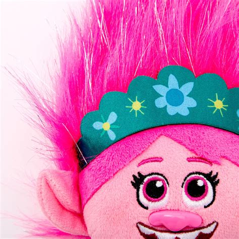 Trolls World Tour Poppy Plush Toy Pink Claire S Us