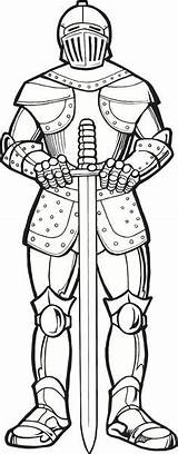 Ritter Mittelalter Chevaliers sketch template