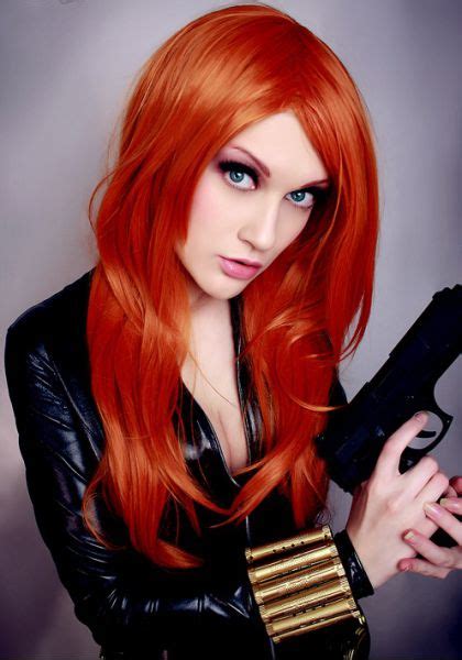 Busty Girls In The Black Widow Costumes 21 Pics