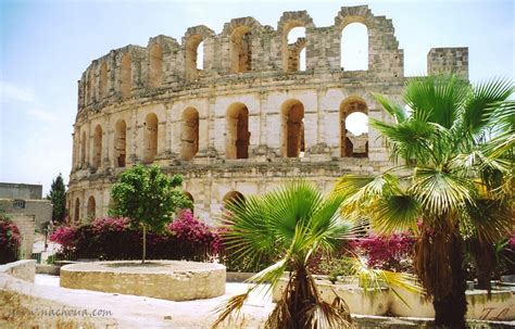 colisee el jem en tunisie patrimoine mondial de lunesco