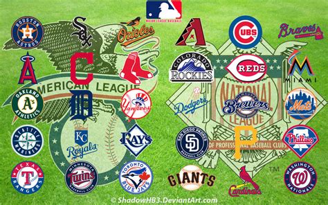 major league baseball mlb logos  shadowhb  deviantart