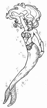 Ra She Mermista Coloring Pages Mermaid Dreamcatcher Pt Tattoos Tattoo sketch template