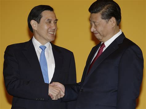 historic handshake china taiwan leaders meet   time   years parallels npr